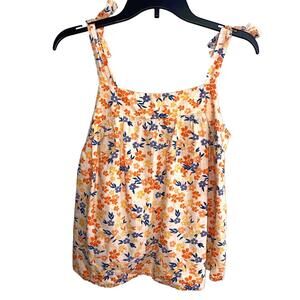 Floral Indie Cami Top S Spring Summer Vintage Boho Tank Cottagecore Retro